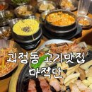마이러브 표고 | [대전] 괴정동 고기맛집 마적단 !!! 에어컨 파워냉방으로 틀어줘요^0^