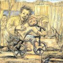 이중섭 그림과 편지 이미지