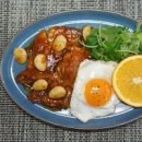 돼지목살 스테이크 소스 만들기 돼지목살 요리 이미지