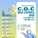 [공모전사이트] 2024년 C.O.C 사회가치실현 프로젝트 청년디자이너 모집 이미지