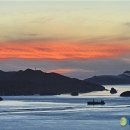 노을바다풍경 이미지