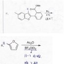 퓨란과 벤조퓨란 EAS 반응성 비교 이미지