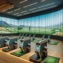 잠보스크린골프 | 잠보스크린골프24 연수동점에서 아이언 궤도를 바로잡은 늦은 오후 연습기