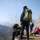 계족산 암벽과 성벽 타기 이미지