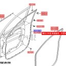 뉴쏘렌토R 도어 고무패킹 품번입니다. 이미지