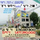 경기＜광주시"상가건물"＞- 퇴촌면"수익형 근린시설"(816-2200) 이미지