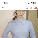 시눈 STRIPE TIE PIN SHIRT (SKY BLUE) 이미지