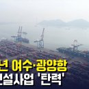 2023년 여수˙광양항 항만 건설사업 '탄력' MBC 여수·광양항 최첨단 복합항만 개발 본격화 이미지