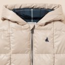 07-A | 빈폴 키즈 덕다운 체크 후드 경량 패딩 베이지 BI5938U07A