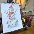 힐링 색연필화 이미지