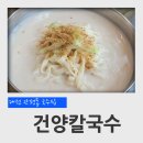 대전 관저동 국수집 건양칼국수 콩국수 후기 (건양대병원 근처)