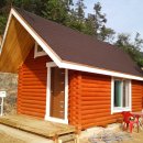 통나무집 이미지