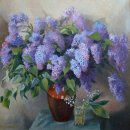 세계 거장들의 명화(정물화) `라일락(LILACS)` 이미지