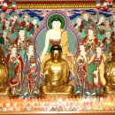 천축사 목조석가삼존불 이미지