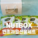 디에스인터내셔날 | NUTBOX 반건조과일 4종 선물세트 후기, 달콤쫀득 말랭이로 즐기는 열대과일