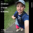 비만돼지의 인생 첫 20km 러닝후기