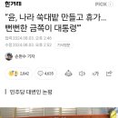 “윤, 나라 쑥대밭 만들고 휴가…뻔뻔한 금쪽이 대통령’” 이미지