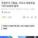 천정부지 기름값…주유소 휘발유값 1천700원대 돌파 이미지