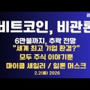 비트코인,비관론/6만불대까지 추락 전망/소수는 비관/"세계최고 기업환경 제공하겠다" ㅎㅎㅎ/모두 주식 이야기...02/02 공병호TV 이미지