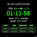 김포한강 8로 | 14회 김포한강마라톤 10km 후기, 코스, 기록조회, 기념품, 메달각인