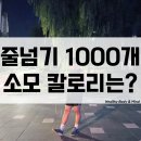 1000 | 줄넘기 1000개 칼로리 다이어트 후기 효과는 얼마나 있을까?