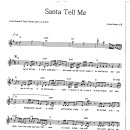 Ariana Grande / Santa Tell Me 악보 이미지