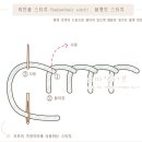 블랭킷스티치=버튼홀 스티치]자수놓기, 퀼트강좌, 펠트만들기,제작방법 이미지