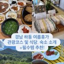 구학리 산채관광 마을 | 여름휴가지 경남 하동 남해 관광 코스, 식당, 숙소 소개 및 후기, 필수템 추천(1)