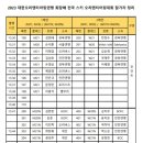 2023 대한오리엔티어링연맹 회장배 전국 스키(Ski) 오리엔티어링 대회 출발리스트 공지 이미지