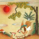 민화와 채색화 이미지