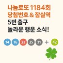 잠실역 5번출구(뒤) | 🎉 나눔로또 1184회 당첨번호 &amp; 잠실역 5번 출구의 놀라운 행운 소식!