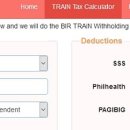 필리핀에서 일하게되면 소득세를 얼마나내야할까요? bir 자동급여 세금계산기입니다 이미지