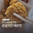 뉴맛나라치킨 | GS25편의점 치킨25 뉴쏜살치킨 매운맛 배달 주문후기(우리동네GS)