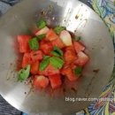 수박화채 수박 보관법 샐러드 요리 바질잎 까지 이미지