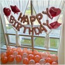 해피모아 | 생일축하파티풍선 로즈골드의 은은한 반짝임! 모아대박 해피벌스데이풍선 내돈내산 후기
