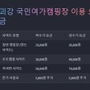 괴강 국민여가캠핑장 예약방법, 이용요금, 가는 길, 주차 정보 및 주변 관광지 총정리