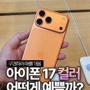 아이폰17 어떤 컬러 디자인이 제일 예쁠까? 명동 애플스토어 직접 비교 후기 에어 코스믹오렌지 블랙...