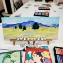 자연을 담은 오일파스텔 이미지