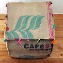 [DIY 커피주머니 만들기] DIY BURLAP COFFEE BAG OTTOMAN 이미지