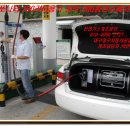 CNG개조(천연가스자동차)NF쏘나타 가스개조후 충전하는 모습......... 이미지
