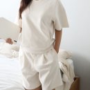 사이소프트 | 휠라언더웨어 26SS 버터소프트 반팔 반바지 셋업 후기, 최화정 옷으로 완성하는 여성 라운지웨어