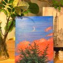 아크릴 캔버스화 그리기 이미지