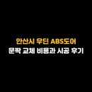 (주)우딘도 | 안산시 우딘 ABS도어 문짝 교체 비용과 시공 후기