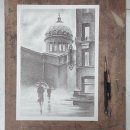 소묘와오일파스텔 이미지