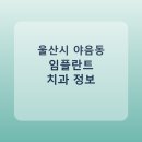 신정현대치과의원 | 울산시 야음동 임플란트 정보 모음, 치과 링크와 평균 비용 정리