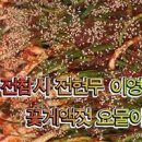파김치 담는법 전참시 이영자 전현무 꽃게액젓 파김치레시피 이미지