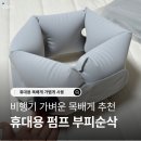 부피 | 기내용 비행기 여행용 에어 목베개 휴대용 펌프 부피순삭 파우치 세트 그레이 솔직후기