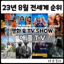 [애플<b>TV</b>] 23년 8월 영화 & <b>TV</b> <b>SHOW</b> 전세계 순위 정리