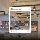 도전 4컷 만화 | [여행] 부드라미 팝업 카페 방문 후기