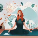 내면의 평온을 찾는 명상 이미지